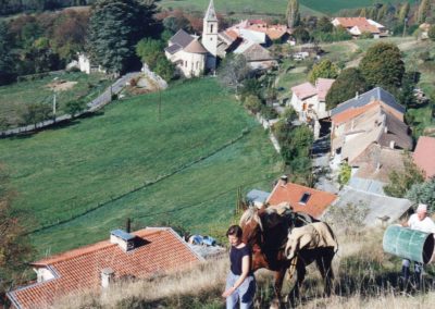 Jarjayes 3C Approvisionnement chantier1 1995 (Y Sarret)