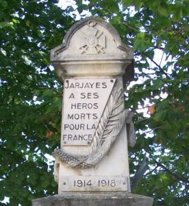 Jarjayes 3C - Monument aux morts -détail