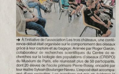 Article Dauphiné Libéré du  24 10 2017