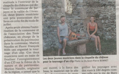 Article du Dauphiné Libéré du 2 août 2022 – Rock in Jarjayes