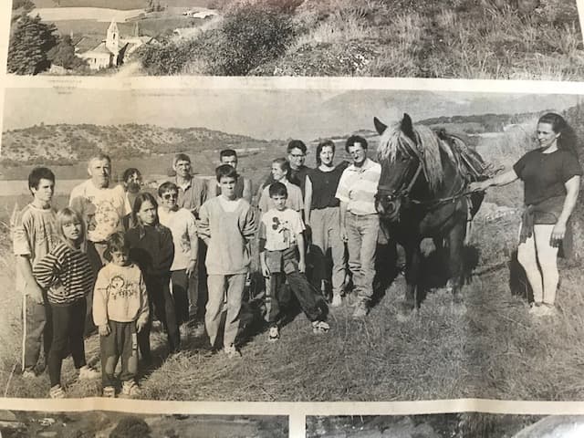 Jarjayes Trois-Châteaux - Article du Dauphiné Libéré du 25/10/1995