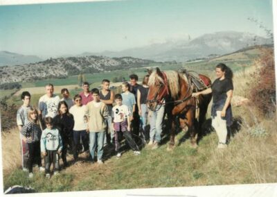 Jarjayes Trois-Châteaux - Photo article du Dauphiné Libéré du 25/10/1995