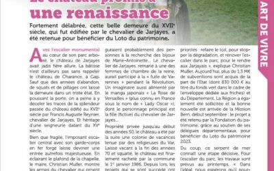 Article du magazine de la Communauté d’Agglo Gap-Tallard-Durance de novembre 2023