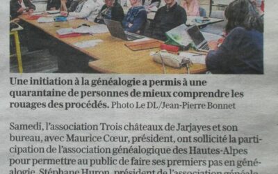 Généalogie à Jarjayes