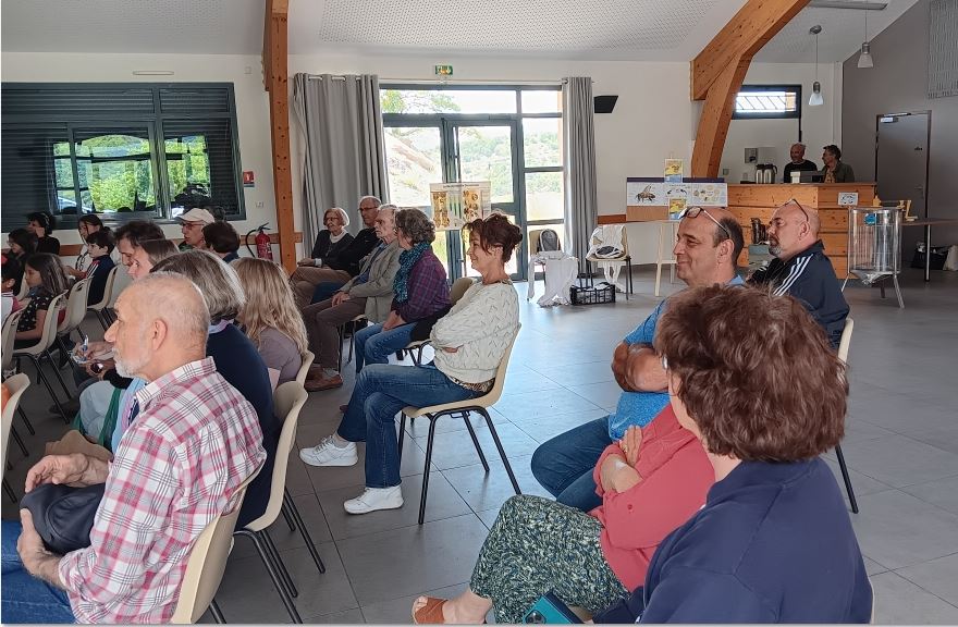Conférence sur les abeilles 16 05 202- Les participants Asso Trois-Châteaux Jarjayes- Conférence sur les abeilles 16 05 202- les participants