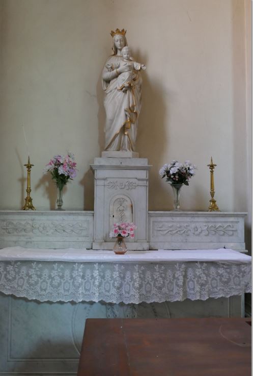 Eglise de Jarjayes - Autel de la Vierge - photo ATC