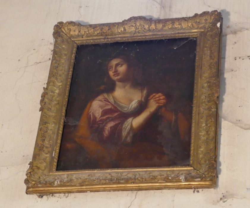 Eglise de Jarjayes - Tableau Marie-Madeleine- Photo ATC