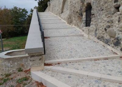 Association Trois-Châteaux – Le château de Jarjayes- calade Est- Nov 2025