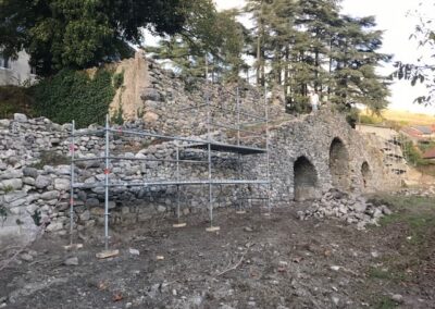 Association Trois-Châteaux - Le château de Jarjayes - Escaliers du Parc - Octobre 2024