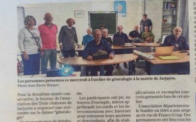2ème atelier de généalogie du 20 mai 2026