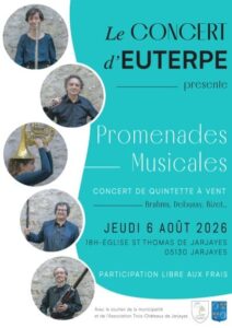 Affiche concert EUTERPE 06 08 2026, Jarjayes