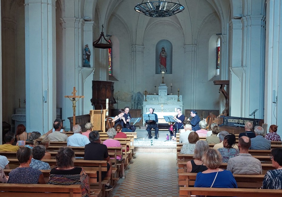 Association Trois-Châteaux- Concert d'Euterpe Eglise Jarjayes 06 08 2026 (Ph A. Gatto)