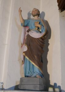 Association Trois-Châteaux - Statue Saint-Pierre Eglise de Jarjayes